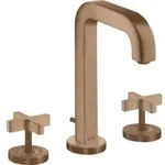 hansgrohe 3-Loch-Waschtischarmatur 170 Axor Citterio m A 140mm, Kreuz, ZugstAblGar,