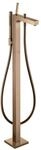 hansgrohe Wannen-Einhebelmischer Axor Citterio A 200mm, boden, m Pin-Griff, pol. r