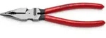 KNIPEX 08 21 185 Spitz-Kombizange mit Kunststoff &uuml;berzogen schwarz atramentiert 185