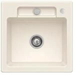 V&B b&uuml;ndige Sp&uuml;le Siluet 50 S Flat m Abl.garn, Excenterbet&auml;tigung, crema