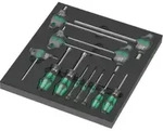 Wera 9713 Schaumstoffeinlage Hex Schraubendreher Set 1, 12-teilig