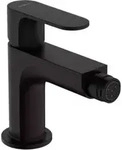 hansgrohe Bidet-Einhebelmischer Rebris S A 120mm, m Met.-Zugst.-Abl., matt-sw
