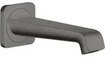 hansgrohe Wanneneinlauf Axor Citterio E Ausladung 181mm, brushed black chrome
