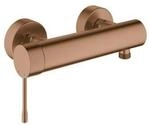 Grohe Brause-Einhebelmischer Essence warm sunset geb&uuml;rstet, Wandmontage...