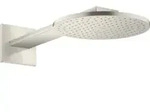 hansgrohe Kopfbrause 250 1jet Axor mit Brausearm, Edelstahl-Optik