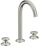 hansgrohe 3-Loch-Waschtischarmatur Sel. 170 Axor One A 140mm, m Pus-Op-Abl,