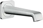 hansgrohe Wanneneinlauf Axor Citterio E Ausladung 181mm, Edelstahl-Optik