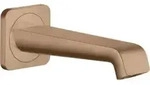 hansgrohe Wanneneinlauf Axor Citterio E Ausladung 181mm, brushed red gold