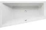 Duravit Trapez-Badewanne No. 1 160x85x46cm, EB-Version, 1 RS li, wei&szlig;