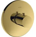 hansgrohe Fertigset Axor Uno Highflow UP-Thermostat, polished gold optic