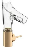 hansgrohe Waschtisch-Einhebelmischer Axor Starck V 140 m Glas, unver Abl.,