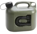 H&uuml;nersdorff Kraftstoff-Kanister PROFI (UN) 5 L oliv,UN-Zulassung,HDPE,schwarzes