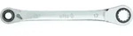 Wiha Doppelring-Ratschenschl&uuml;ssel 4 in 1 I umschaltbar I SW 10 13 17 19 mm I mit 72