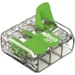 WAGO Verbindungsklemme 221-423 Hebel max. 4qmm 3-Leiter transparent