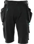 Mascot Shorts mit abnehmbaren H&auml;ngetaschen Handwerkershorts Gr&ouml;&szlig;e C44, schwarz