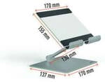 DURABLE Tablet St&auml;nder RISE 894023 silber