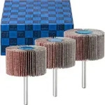 PFERD TOOLS F&auml;cherschleifer-Set 3-tlg. Korund &Oslash; 50x30mm Schaft-&Oslash; 6 mm A60, 80,120