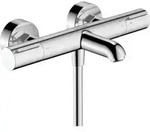 hansgrohe Wannen-Thermostat Ecostat Element AP, Ausl. 177mm, 1 Verbraucher, chrom