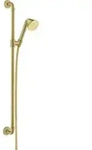 hansgrohe Brause-Set Axor Front 900mm, m Handbrause, 85mm, 1j, brush. brass