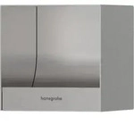 hansgrohe Einbau-Toilettenpapierhalter XtraStoris 150x150x140mm, Edelstahl geb&uuml;rstet