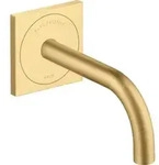 hansgrohe Elektronischer Waschtischmischer Axor Uno UP, Ausladung 165mm, brushed gold