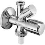 Schell Kombi-Eckventil COMFORT G 1/2 AG, m RV, lg Sch, SV, verchromt