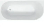 Duravit Badewanne oval DuraSenja 150x75x58,5cm, w, Eck li, RS 2, m FG+A&Uuml;L
