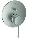 Grohe Fertigmontageset Essence supersteel, f&uuml;r Wannen-Einhandmischer (24167DC1)