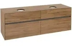 V&B Waschtischunterschrank Collaro 160x54,8x50cm, f 2 WT, kansas oak