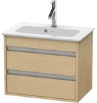 Duravit Waschtischunterschrank Ketho Compact 60x38,5cm, Ei Nat, 2 Schubk.,