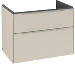 V&B Waschtischunterschrank Subway 3.0 77,2x57,6x47,8cm, o LE/Gr AL g, cashm Gr