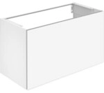 Keuco Waschtischunterschrank X-Line Dek. we ma, Gl. wei&szlig; klar, 100x60,5x49cm