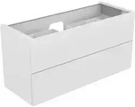 Keuco Waschtischunterschrank Edition 11 140x70x53,5cm, Lac s-matt, Gl. we sat.