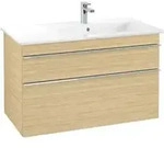 V&B Waschtischunterschrank VENTICELLO 95,3x59x50,2cm, B re, Gr. chr, Nord Oa