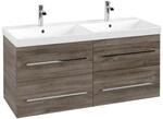 V&B Waschtischunterschrank Avento 118x51,4x48cm, 4 A, wd, G vc gl., st. Oa