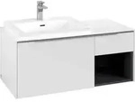 V&B Waschtischunterschrank Beck. li Subway 3.0 100,1x42,25x51,6cm, o LE/Gr AL g, Bri