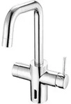 Schell Elektr.-K&uuml;chenarmatur GRANDIS E m B-Fach, 6 V, f Mischwasser, verchromt