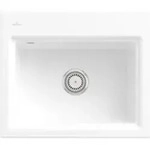 V&B Sp&uuml;le Subway Style 60S Abl., m Hand. + Gitter, we. alp C-plus