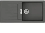 hansgrohe Einbausp&uuml;le S520 m Tropffl, 980x480mm, 1 Beck., steingrau