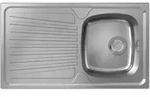 hansgrohe Einbausp&uuml;le S21 m Abtropffl., Unterschr. 45cm, Edelstahl