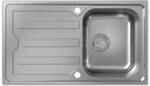 hansgrohe Einbausp&uuml;le S44 mit Abtropffl&auml;che, 840x480mm, Edelstahl