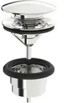 Hansa Ablaufgarnitur Druckbet. Push/Push, G 1 1/4, schl., chr