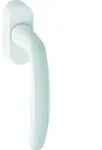 Fenstergriff Atlanta 0530/US952 Alu.F9016/wei&szlig; 32-42mm Secustik&reg;/VarioFit&reg; Stand