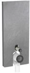 Geberit Stand-WC-Modul Monolith Plus BH 114cm, F SZ Schiefer, S. Alu SW-chrom