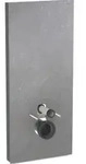 Geberit Wand-WC-Modul Monolith Plus BH 114cm, F SZ Schiefer, S. Alu SW-chrom