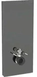 Geberit Wand-WC-Modul Monolith Plus BH 114cm, Fr. Gl. la., S. Alu SW-chrom