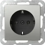 Gira SCHUKO-Steckdose 4466600 Edelstahl ohne Krallen