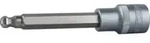 KS Tools 1/2 Zoll Bit-Stecknuss Innensechskant mit Kugelkopf, lang, 11 mm