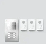 Siedle Audio-Set Classic CLAB 850-3 Edelstahl Wei&szlig; Set