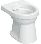 Geberit Stand-Flachsp&uuml;l-WC Renova 6 l, Abg. vert, rimfree, wei&szlig; KeraTect